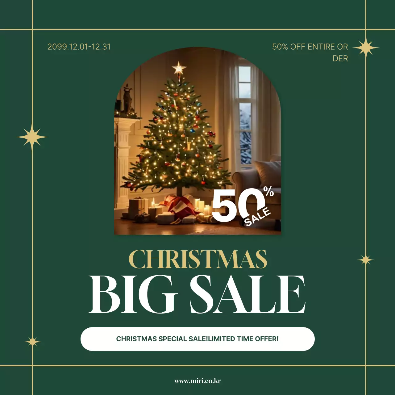 Khuyến mãi Giáng sinh Green Classic