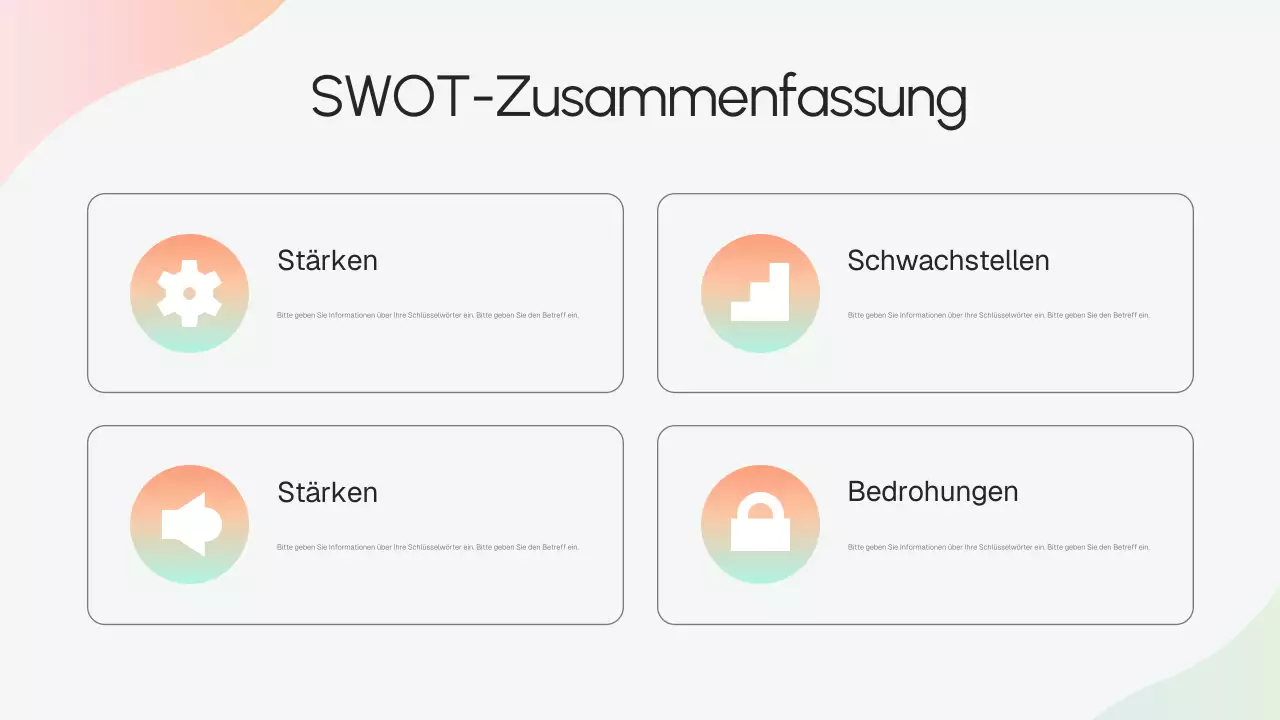 Beige Moderne Geschäftsstrategie-Präsentation