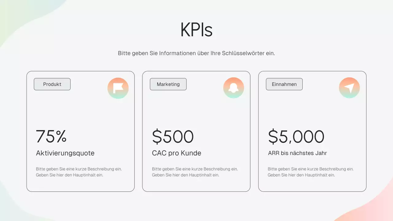 Beige Moderne Geschäftsstrategie-Präsentation