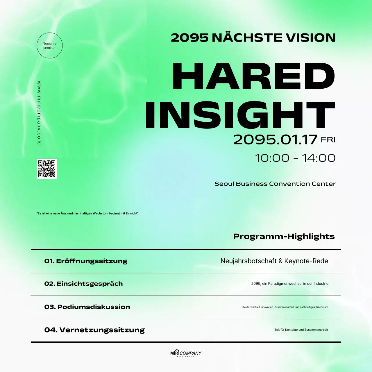 Mint Modern Vision Seminarleitfaden