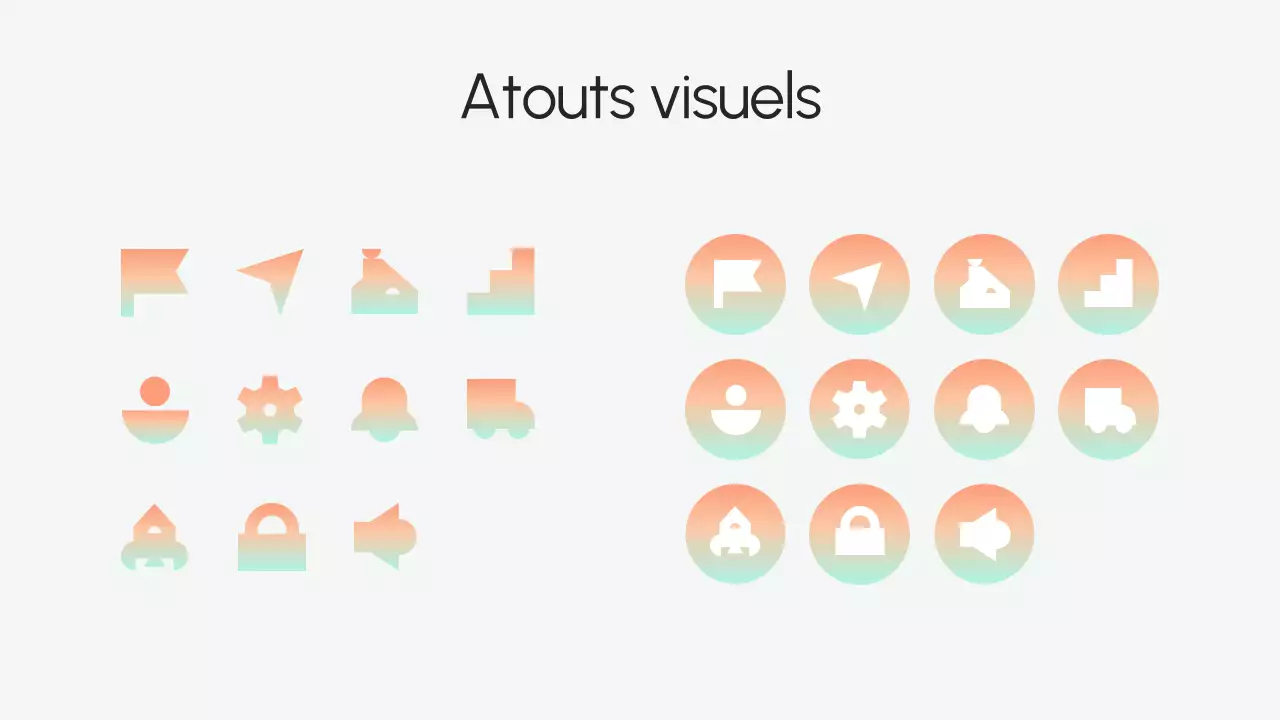 Présentation de stratégie d'entreprise moderne beige