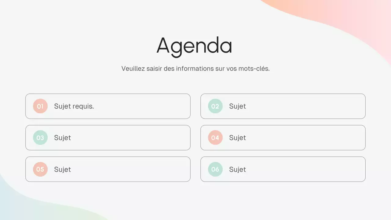 Présentation de stratégie d'entreprise moderne beige