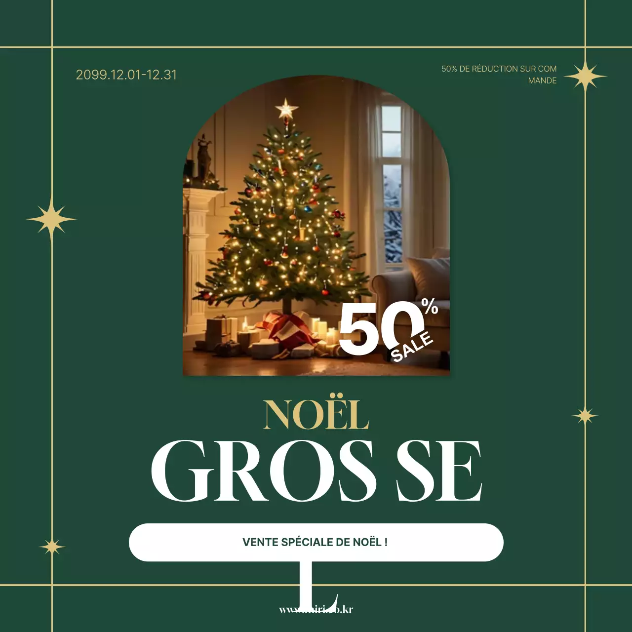 Soldes de Noël Green Classic