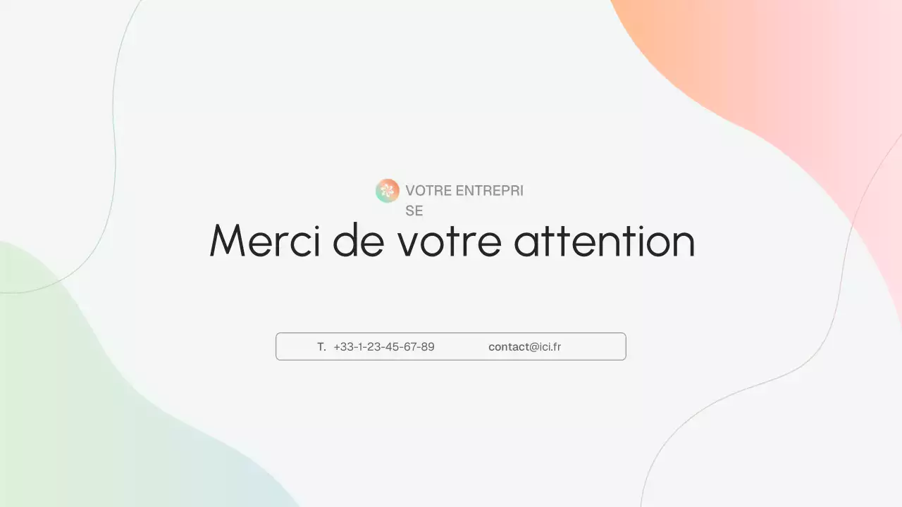 Présentation de stratégie d'entreprise moderne beige
