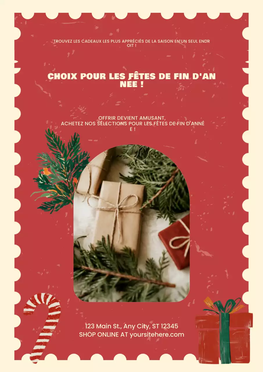 Promotion de Noël Red Vintage