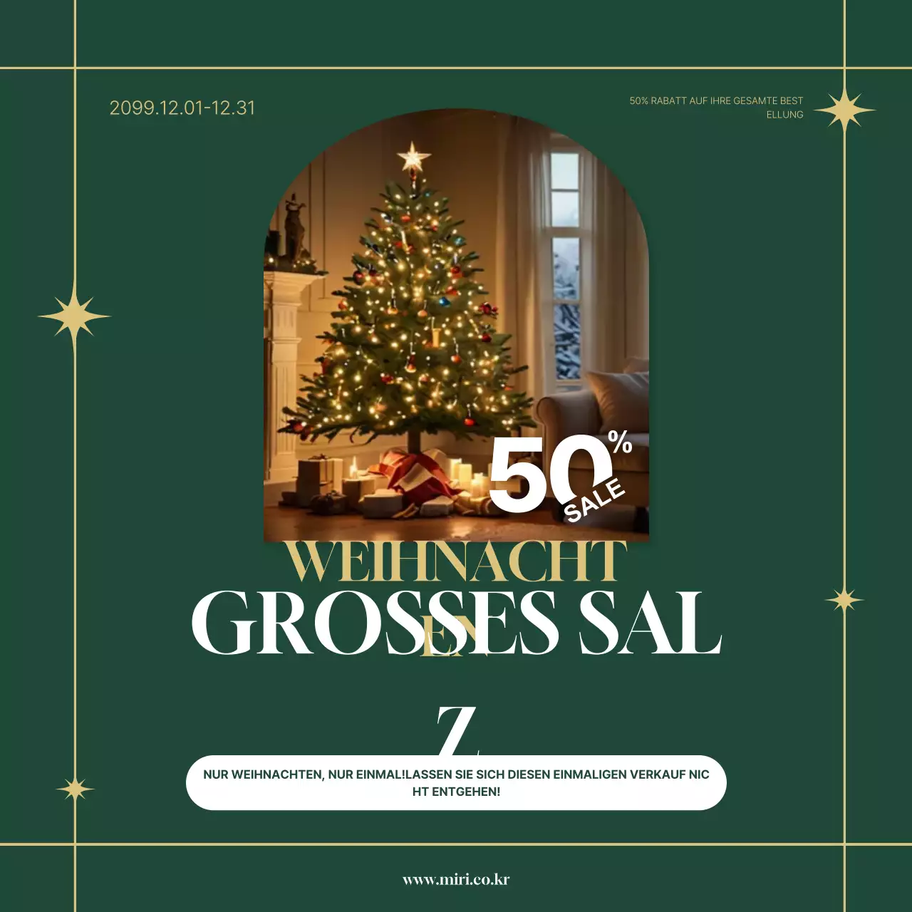 Green Classic Weihnachtsverkauf