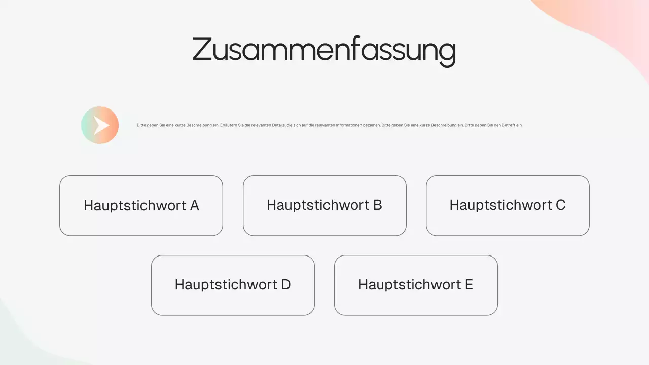 Beige Moderne Geschäftsstrategie-Präsentation