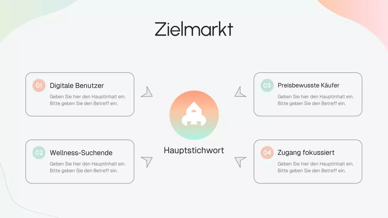 Beige Moderne Geschäftsstrategie-Präsentation
