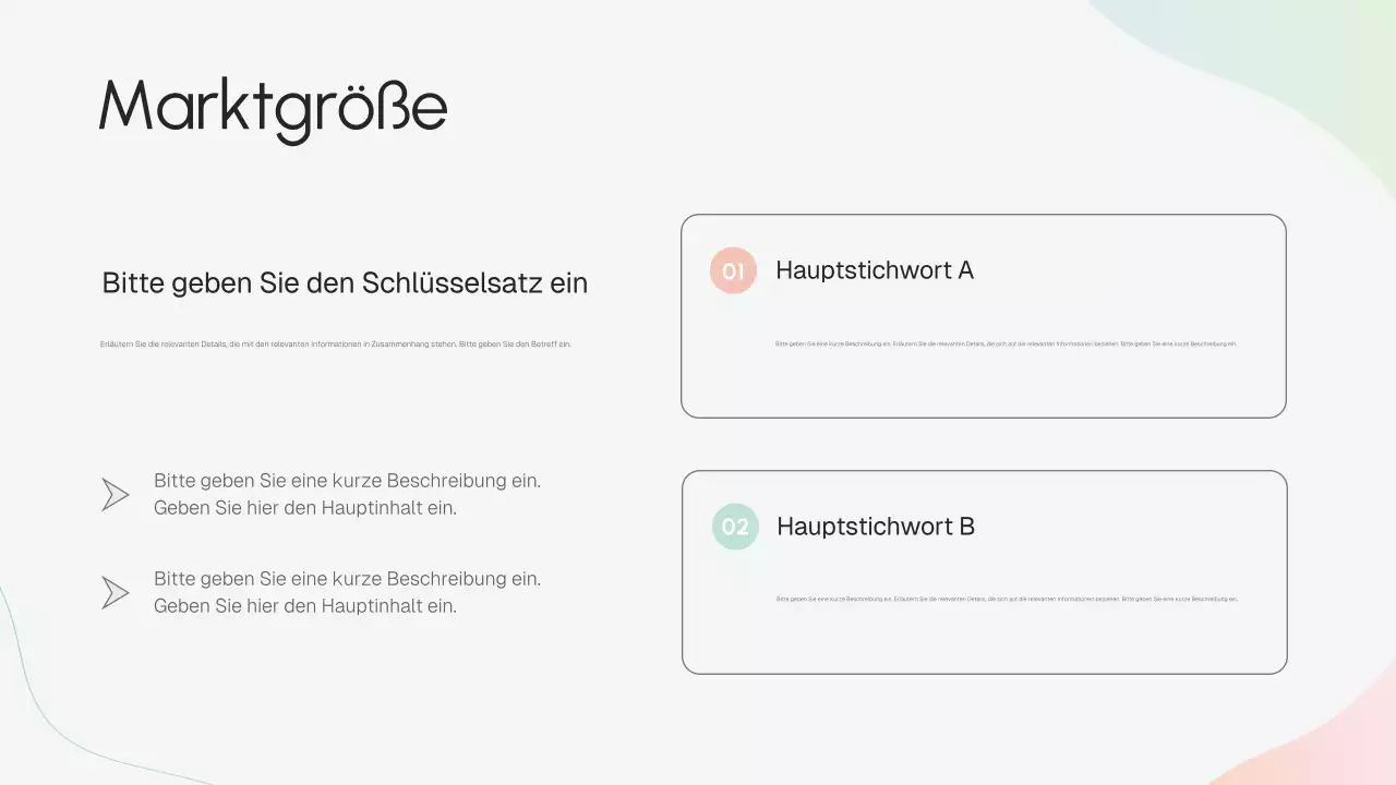 Beige Moderne Geschäftsstrategie-Präsentation