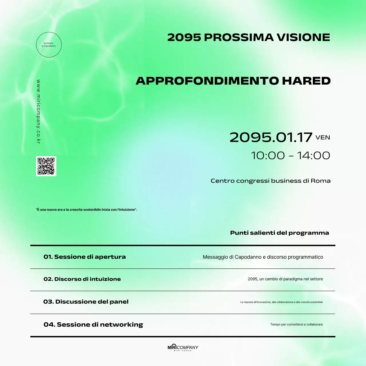 Guida al seminario Mint Modern Vision