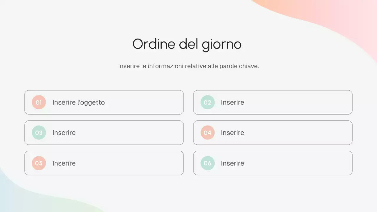 Presentazione della strategia aziendale moderna Beige