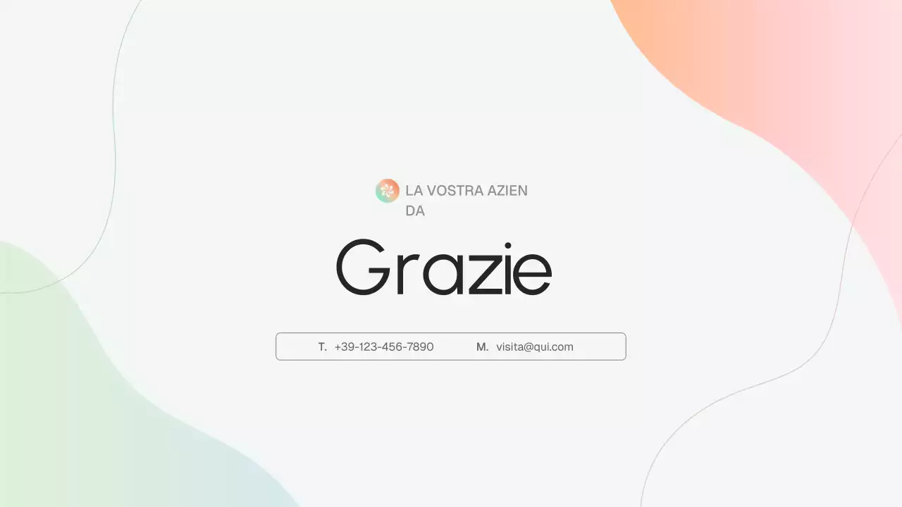 Presentazione della strategia aziendale moderna Beige