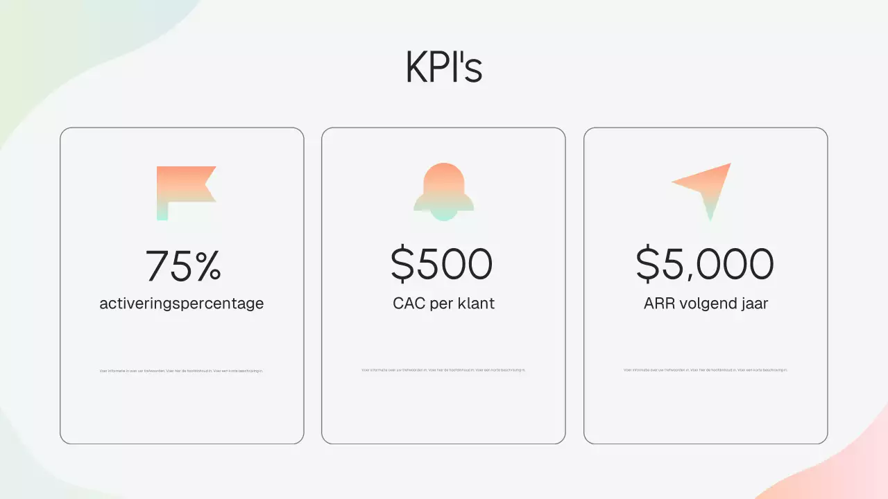 Beige moderne bedrijfsstrategiepresentatie
