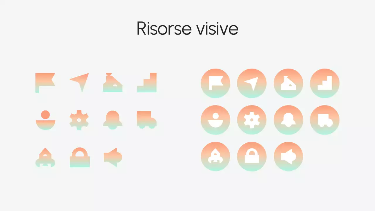 Presentazione della strategia aziendale moderna Beige