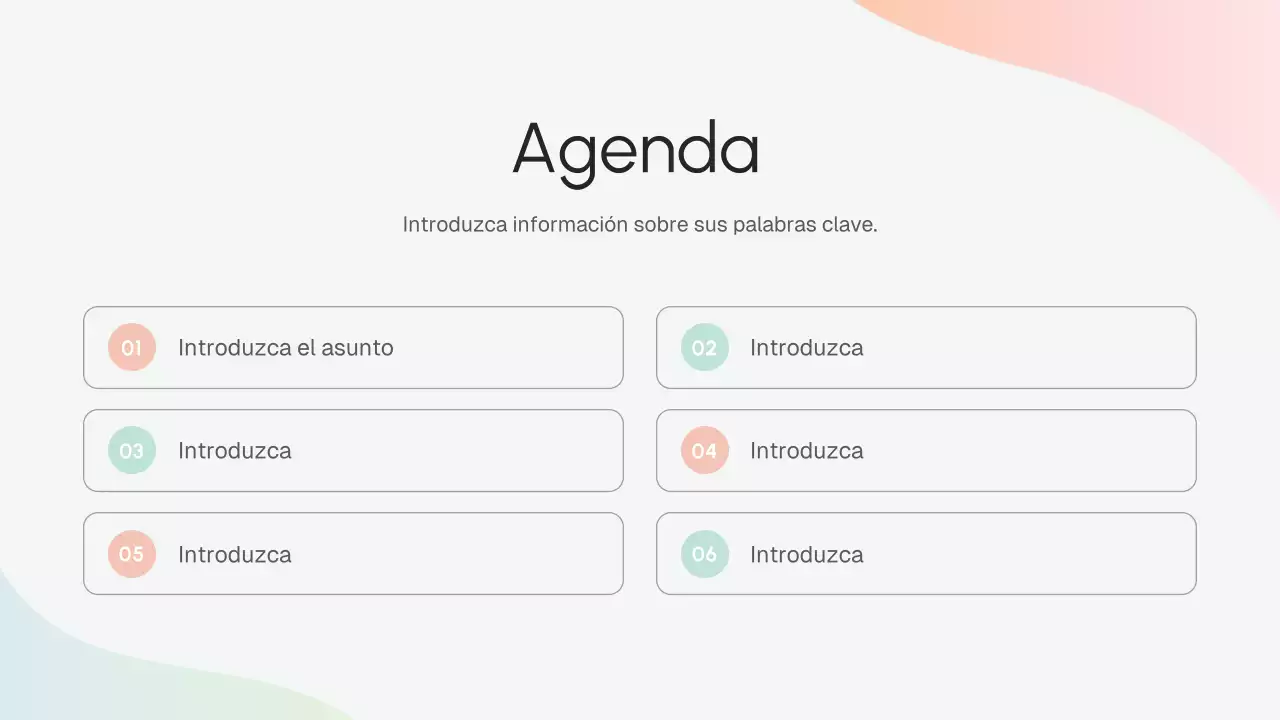 Presentación de estrategia empresarial moderna en beige