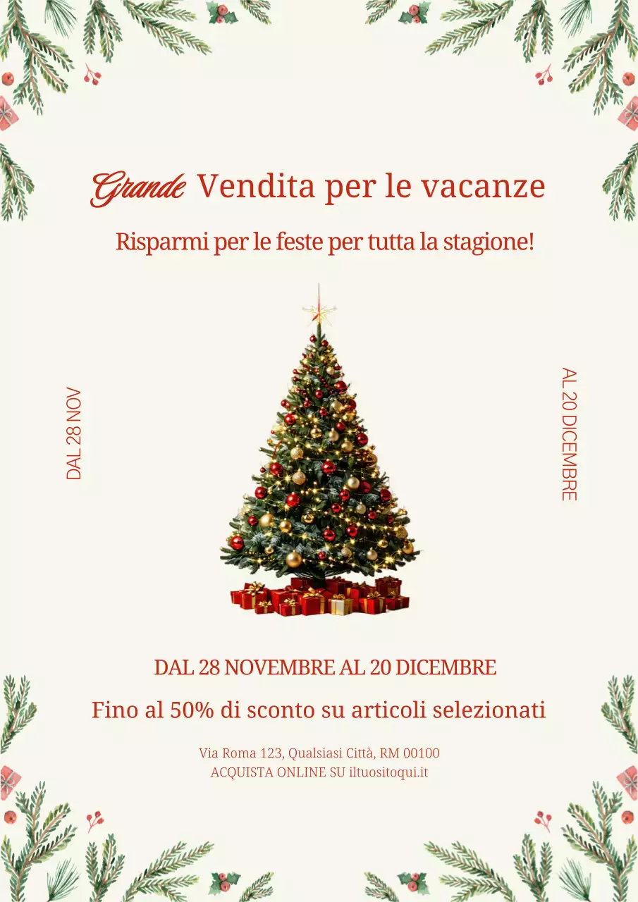 Promozione vacanze botaniche rosse