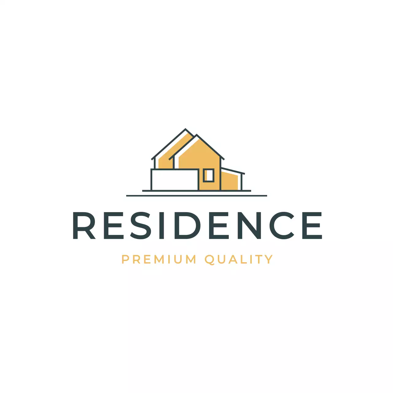 yellow minimalist real estate advertisement