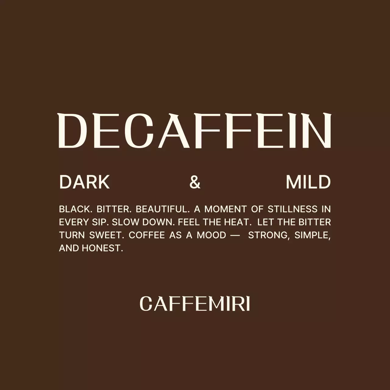 갈색 빈티지 커피 광고