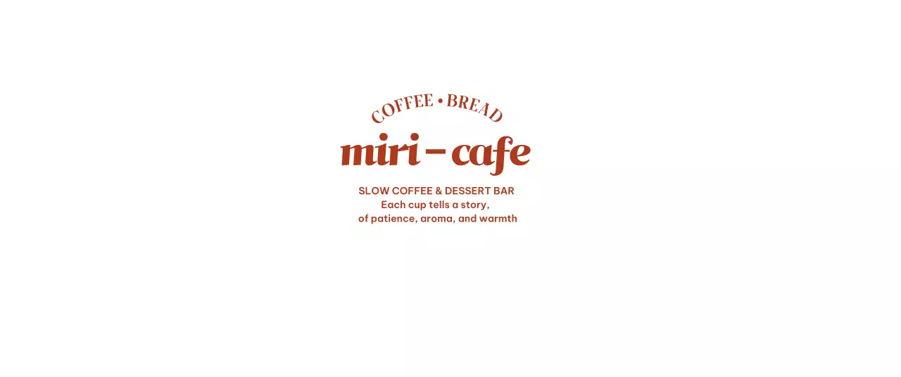 白 シンプル カフェ ロゴ 感性テキスト