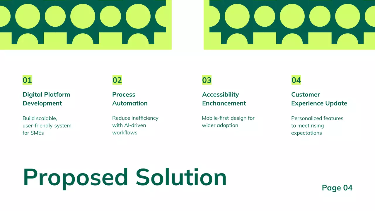 Green Modern Project Proposal