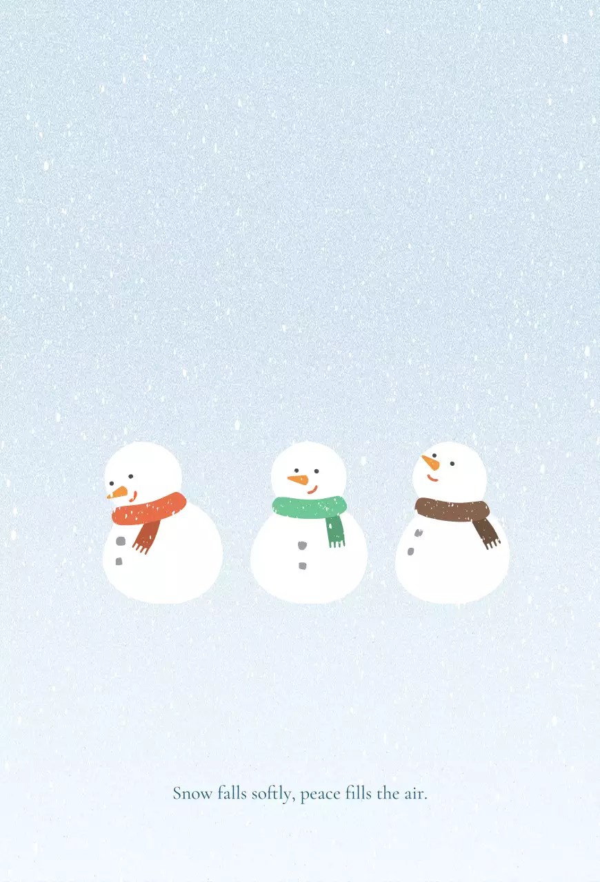 Saudações de Natal minimalistas em branco