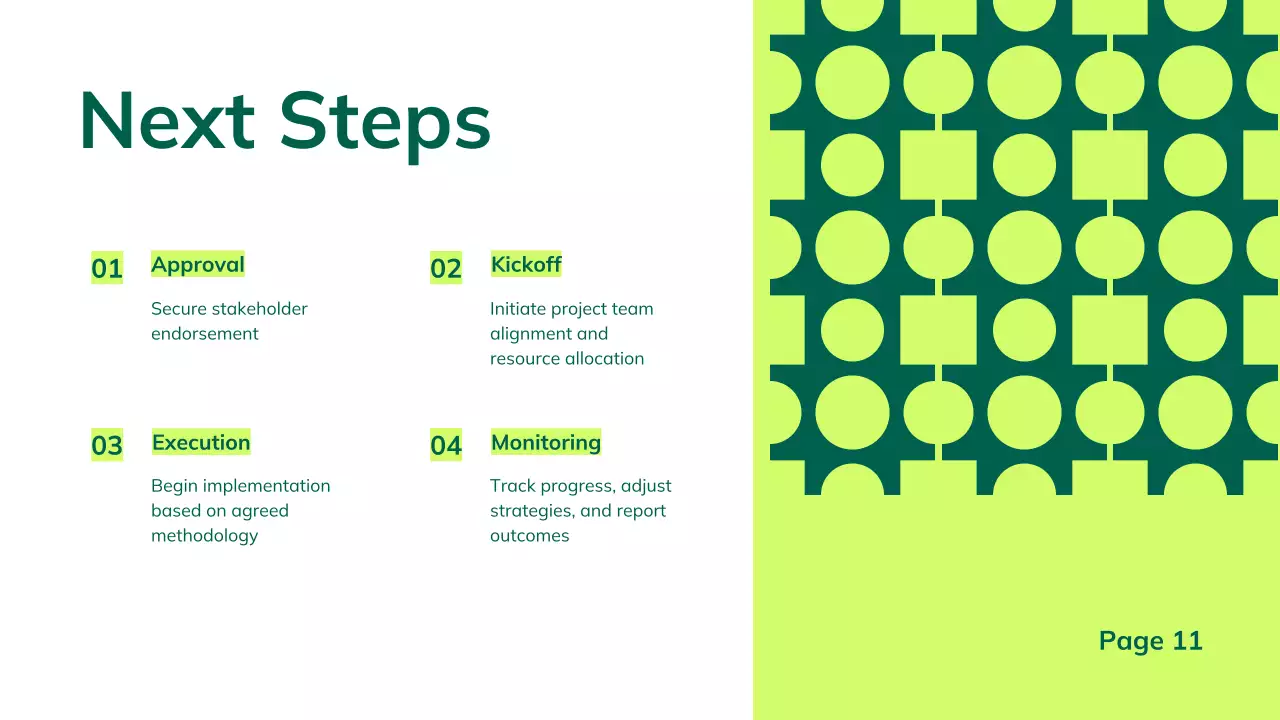 Green Modern Project Proposal