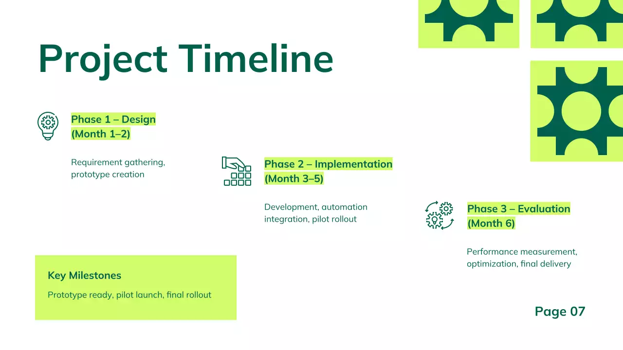 Green Modern Project Proposal