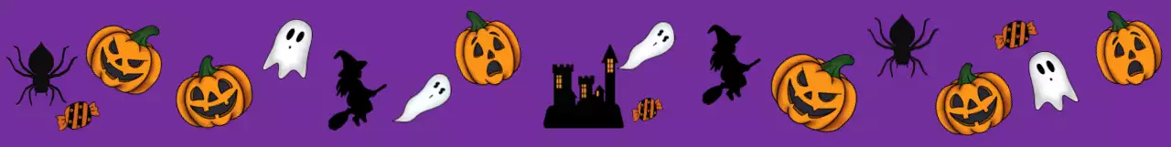 보라 키치 할로윈 장식