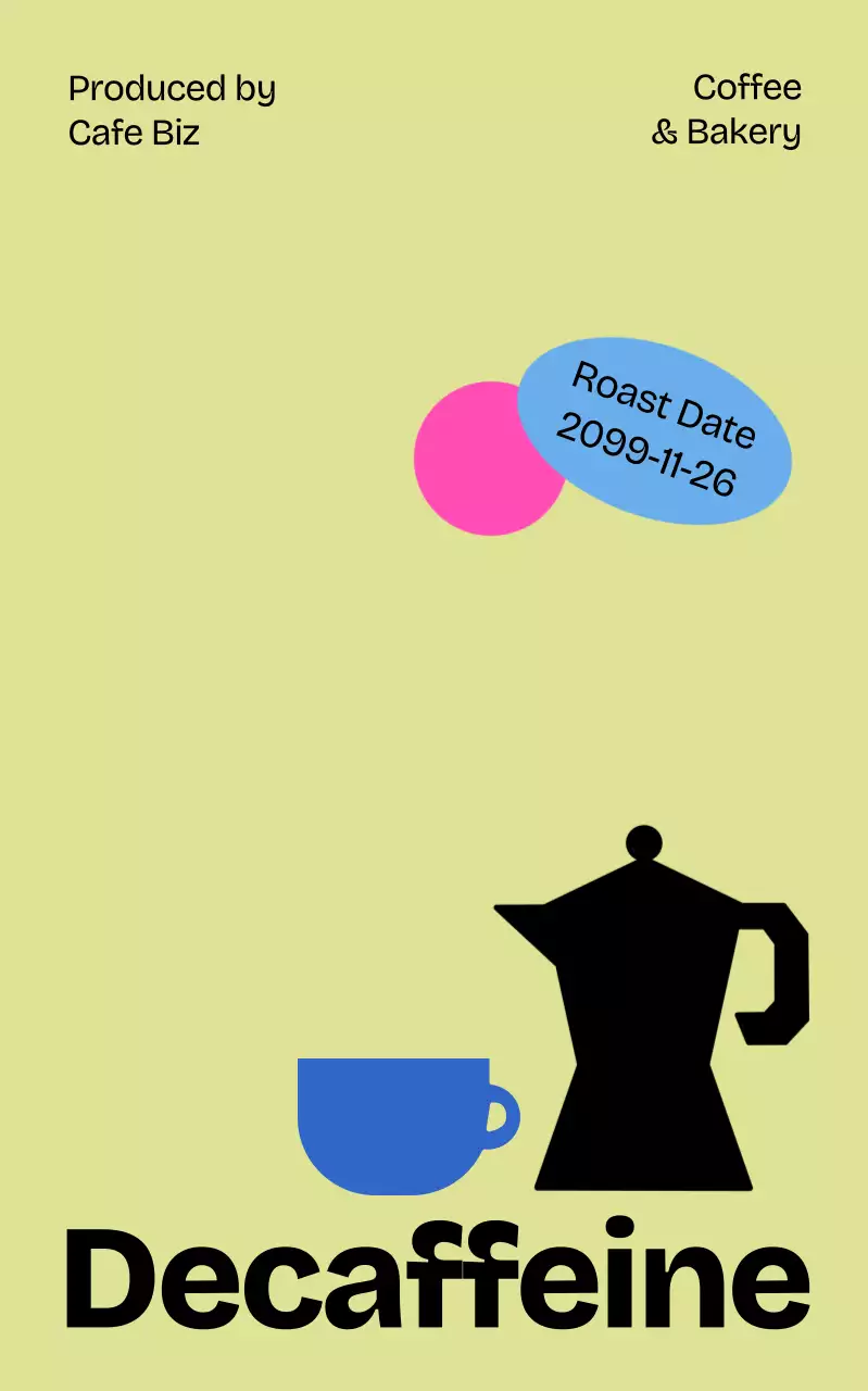 베이지 미니멀 커피 광고