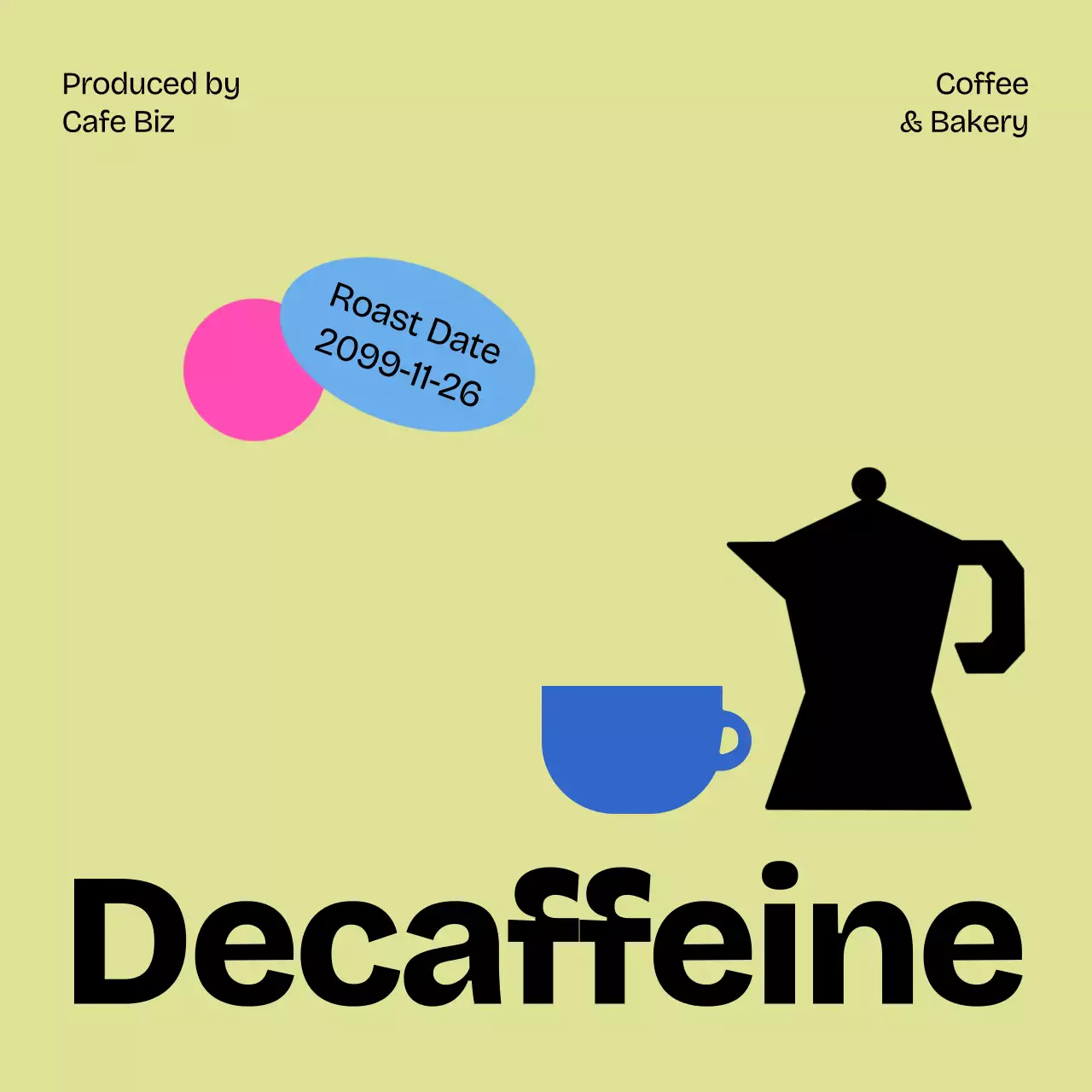 베이지 미니멀 커피 광고