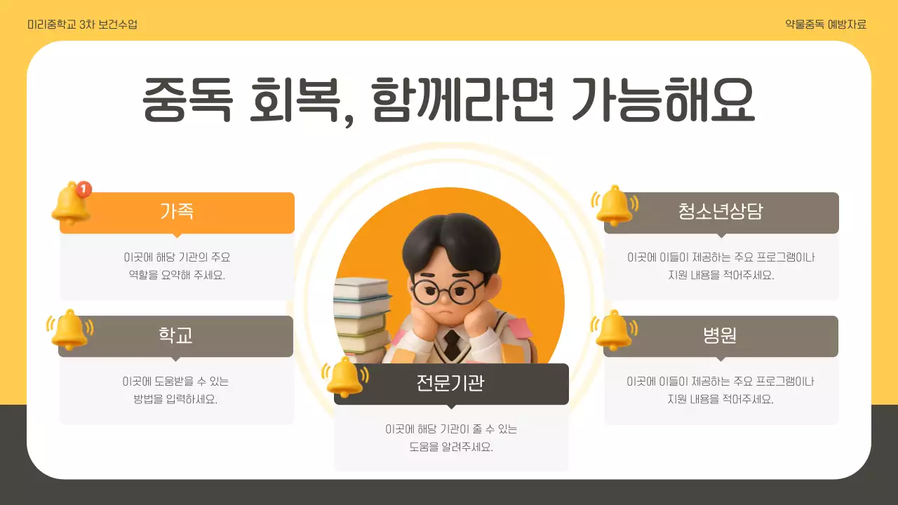 노랑 깔끔 예방 교육 자료