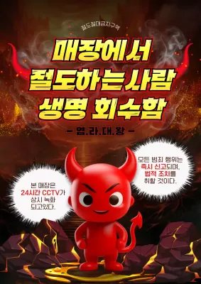 빨강 병맛 경고 안내