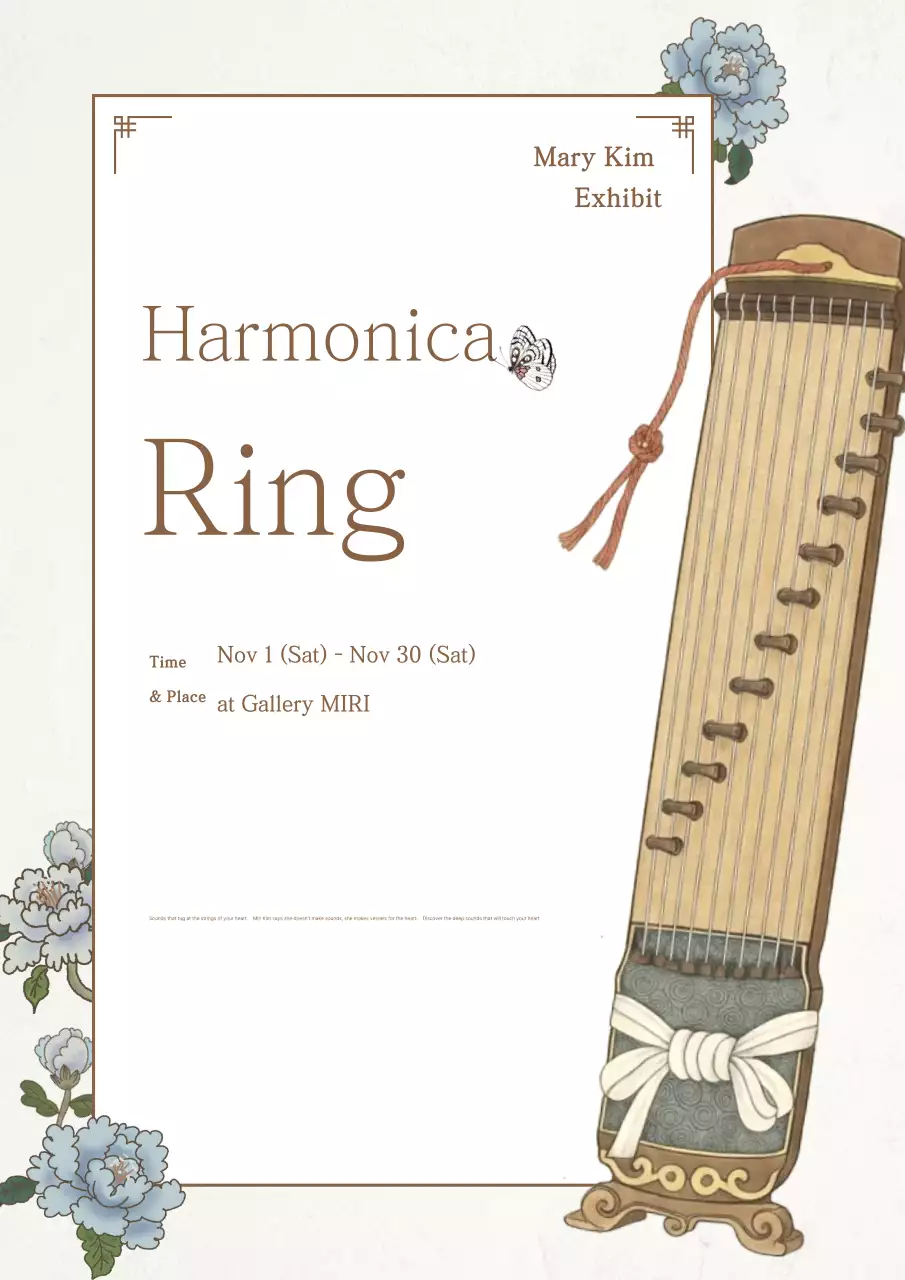 Quảng bá triển lãm nhạc cụ truyền thống Hàn Quốc tại Beige