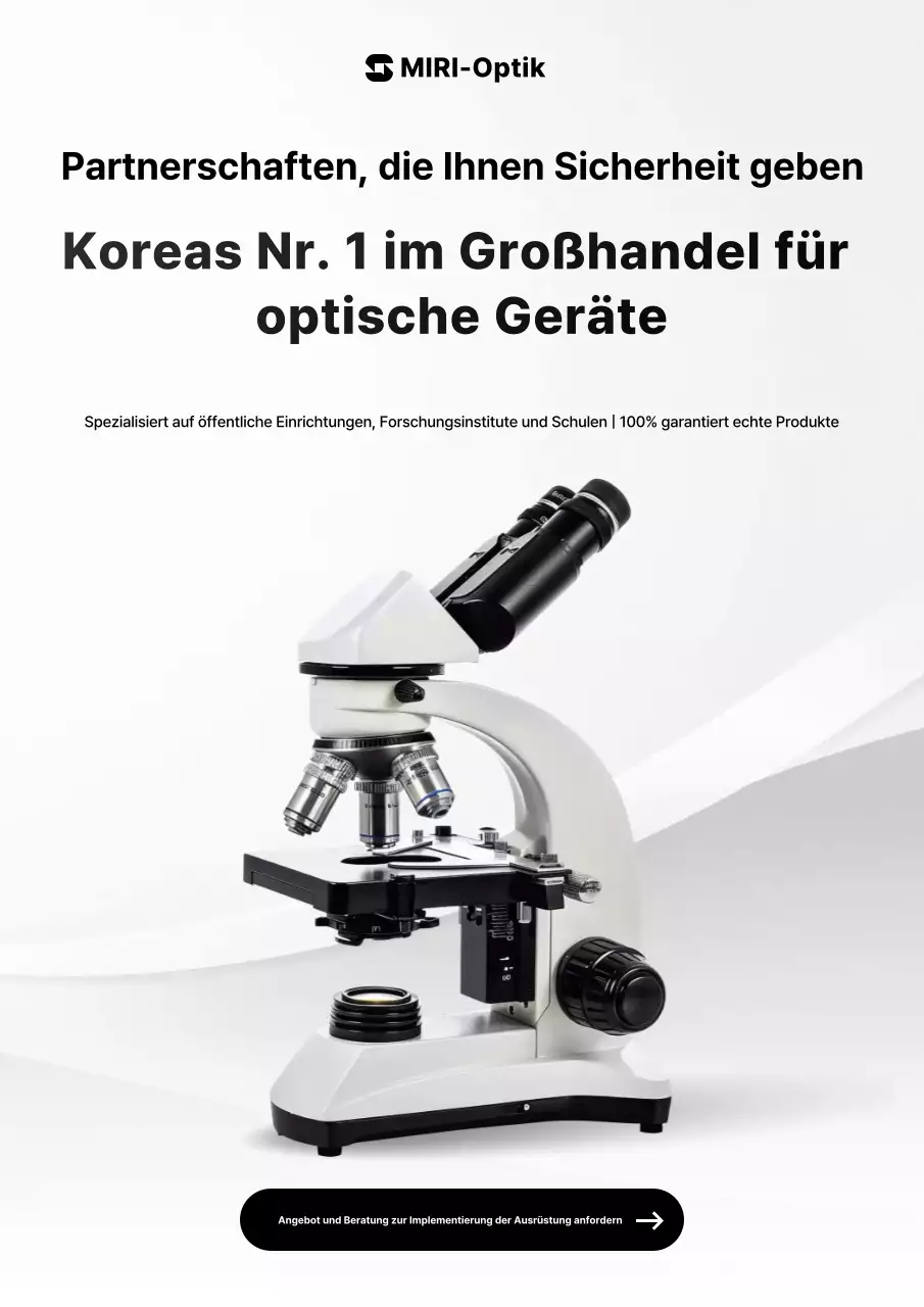 Werbung für moderne Wissenschaft von Weiß