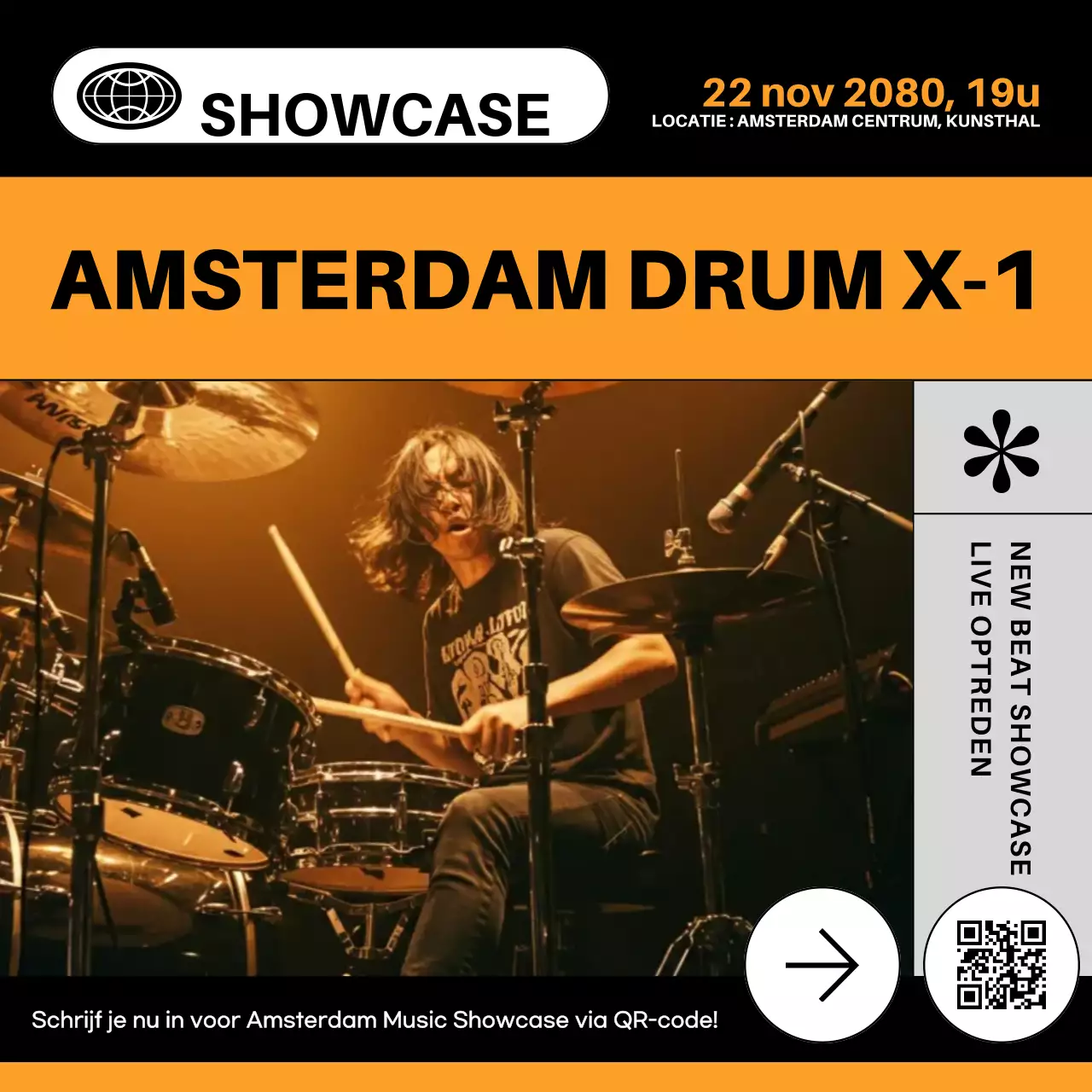 Lanceringsevenement van Orange Modern Electronic Drum