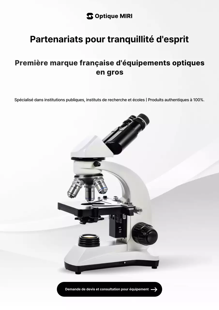 Publicité White Modern Science