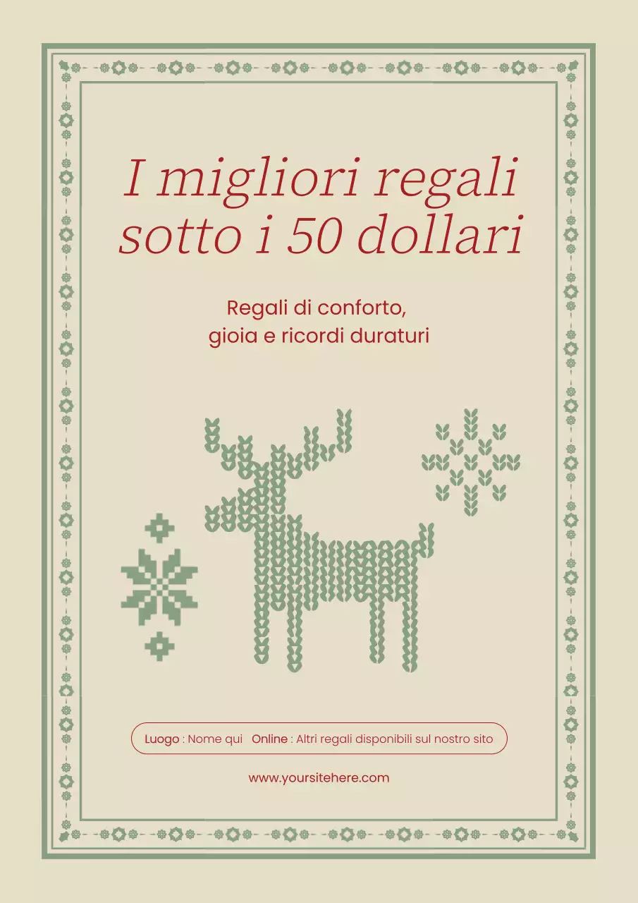Promozione regalo vintage beige