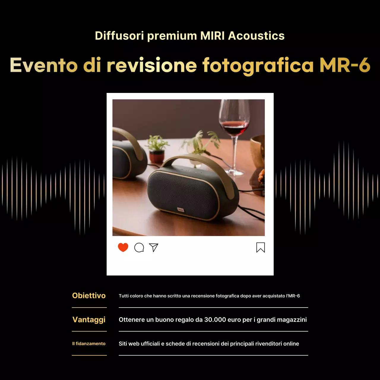 Evento per relatori moderni neri