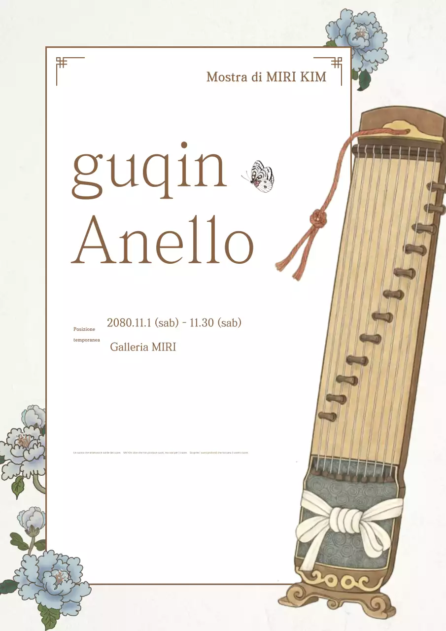 Promozione della mostra di strumenti musicali tradizionali coreani al Beige