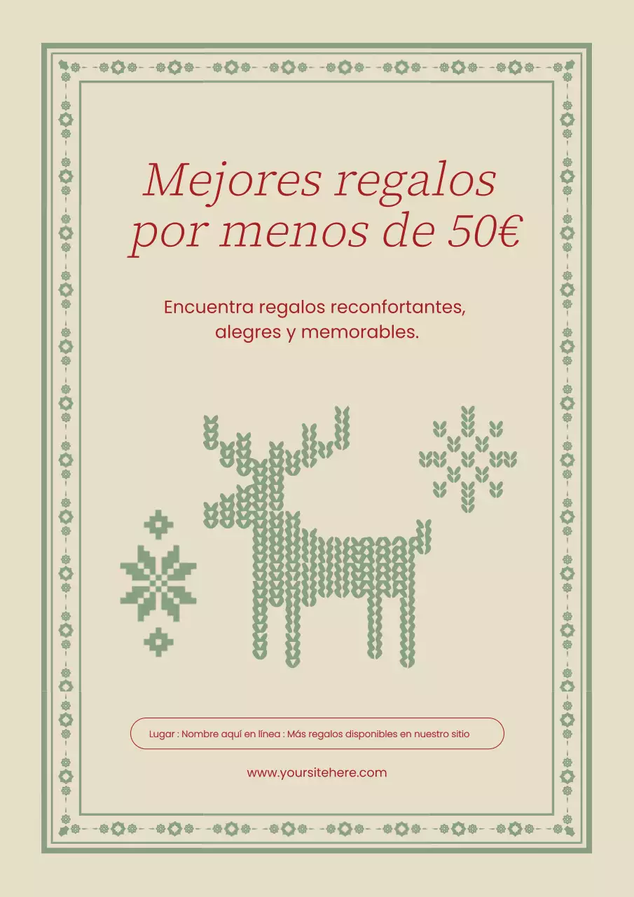 Promoción de regalos vintage beige