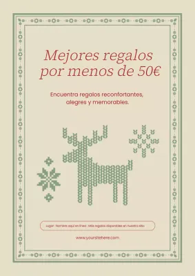 Promoción de regalos vintage beige