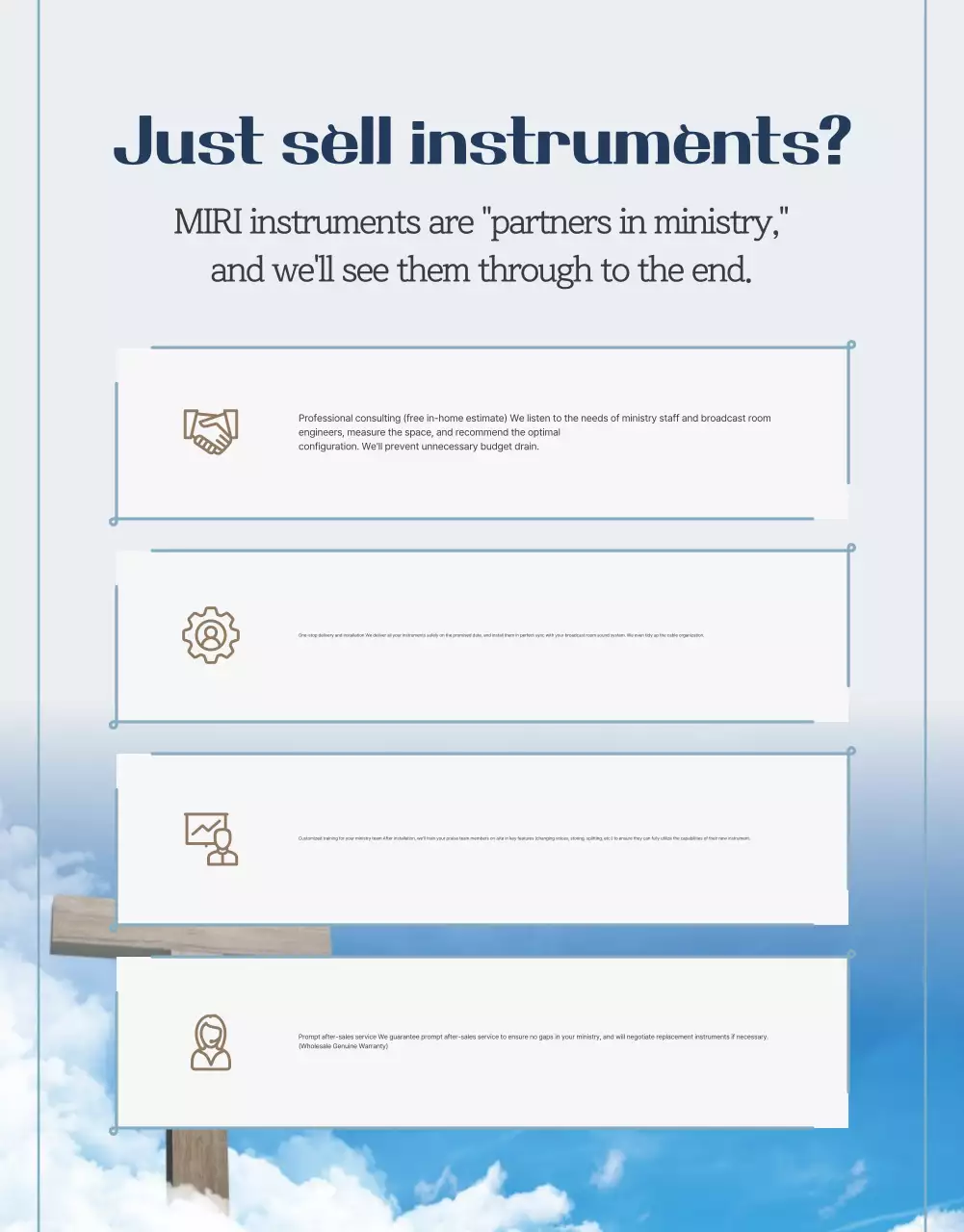 Promosi peralatan musik klasik biru