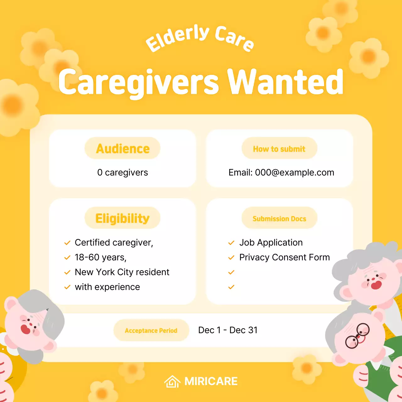 Merekrut pengasuh bayi kuning