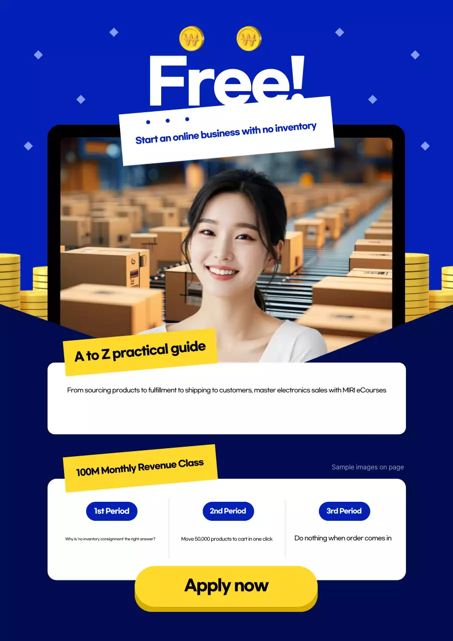 Promosi Startup Online Modern Biru