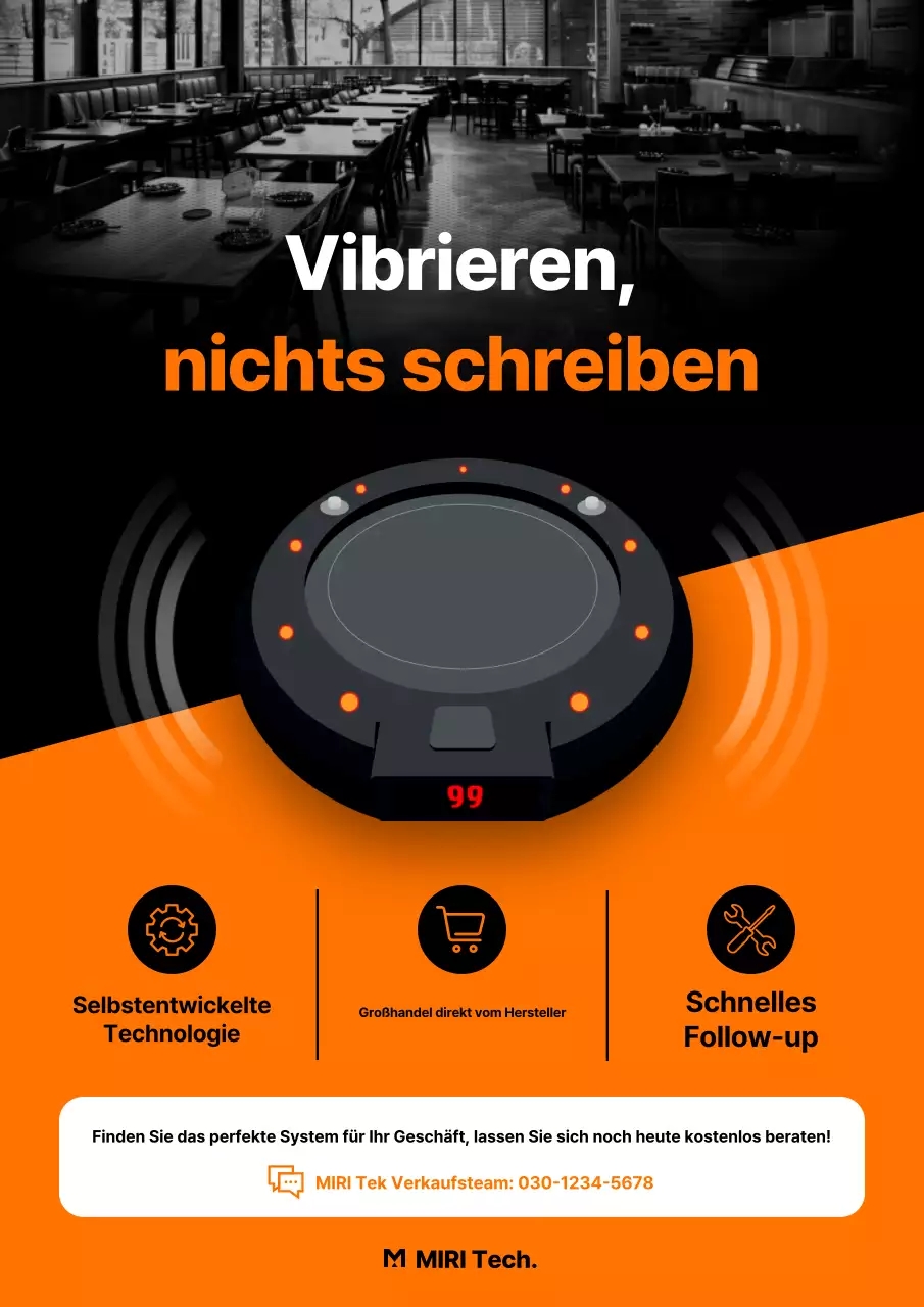 Werbung für moderne Technologie von Orange