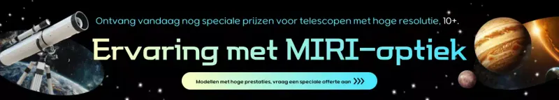 Zwarte moderne astronomie advertentie