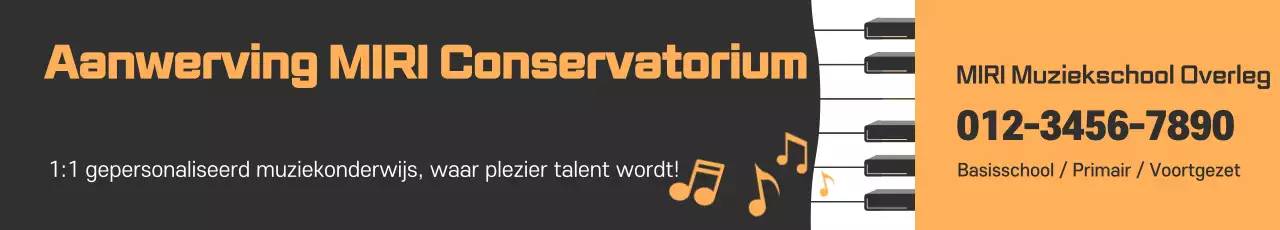 Werving Orange Basic Music Academy