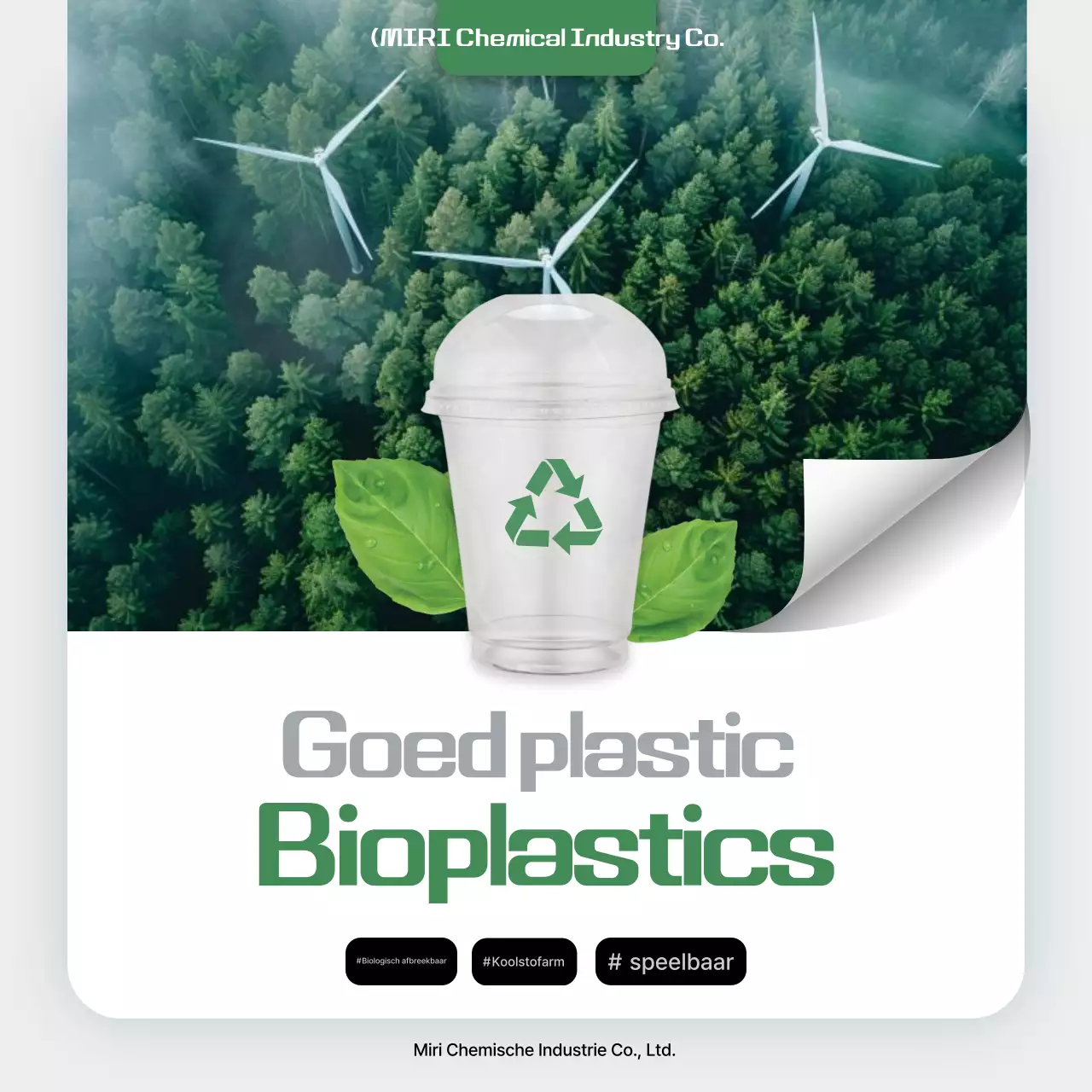 Groene Natuur Milieu Advertentie