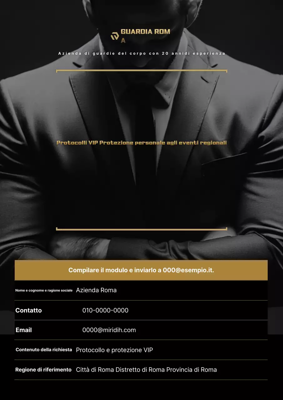 Annunci di sicurezza avanzata neri