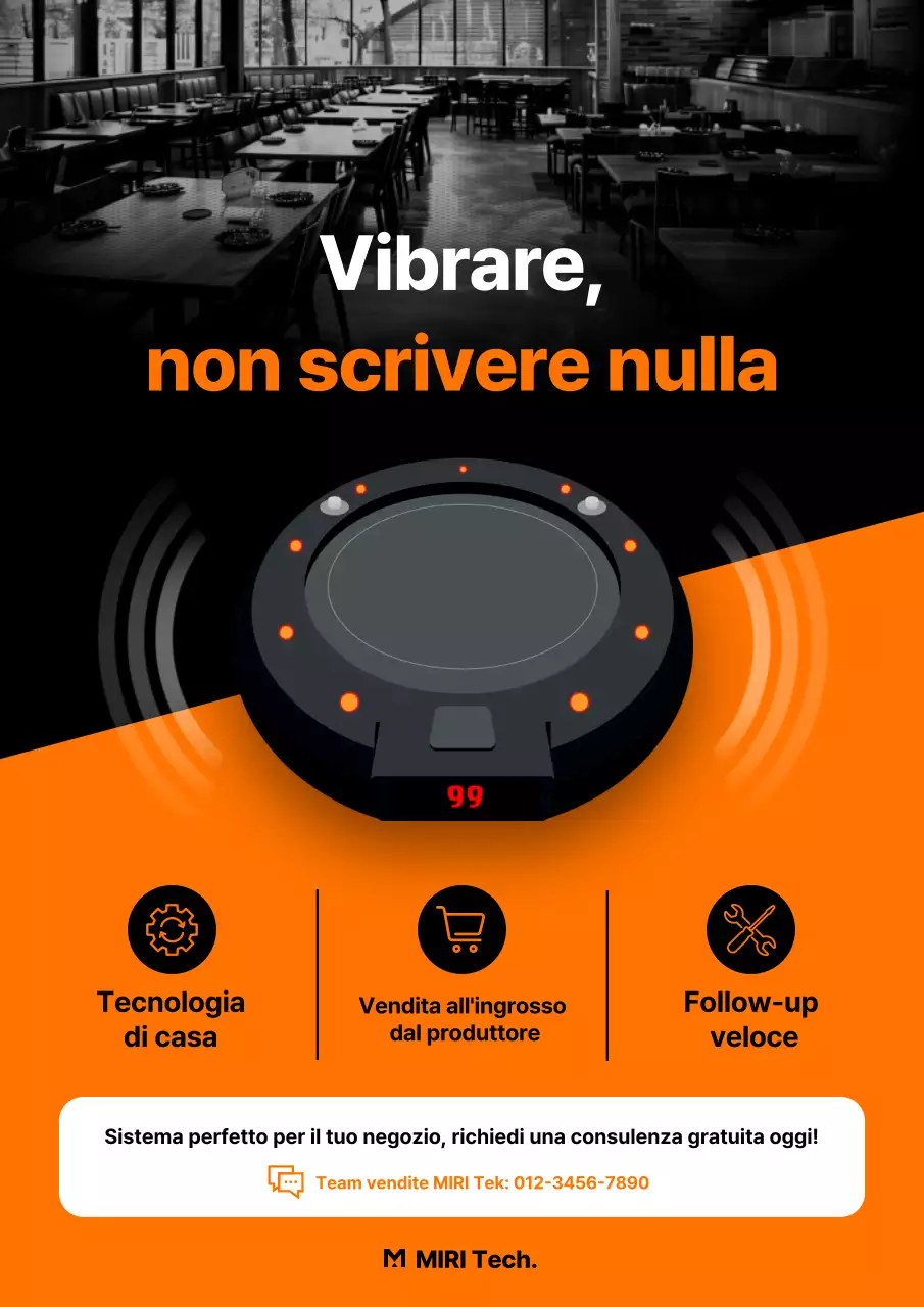 Pubblicità di Orange Modern Technology